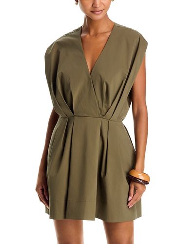 Simkhai Simkhai Sefi Cotton Blend Mini Dress