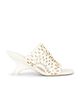 SIMKHAI SIMKHAI Shadow Mule Laser Cut Leather Sandal - 1