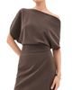 SIMKHAI SIMKHAI Shania Mini Dress Chocolate - 1