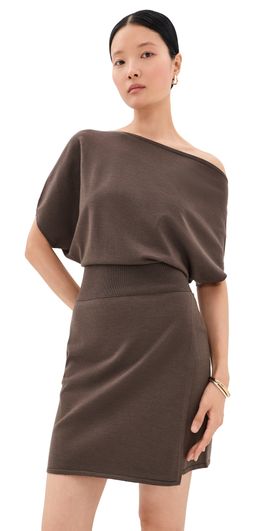 SIMKHAI SIMKHAI Shania Mini Dress Chocolate