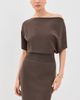 SIMKHAI SIMKHAI Shania Mini Dress Chocolate - 2