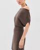 SIMKHAI SIMKHAI Shania Mini Dress Chocolate - 4