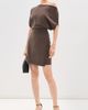 SIMKHAI SIMKHAI Shania Mini Dress Chocolate - 5