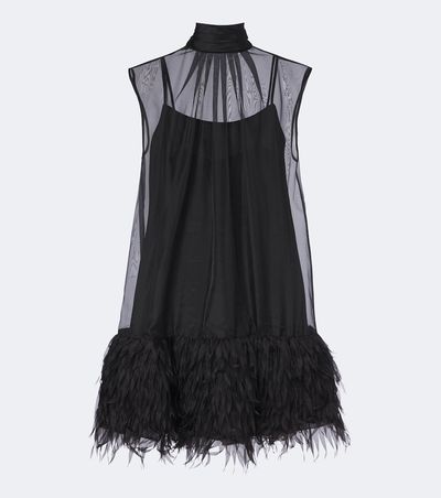 Simkhai Simkhai Shirya fringed organza minidress