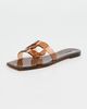 SIMKHAI SIMKHAI Simkhai Monogram Jelly Flat Slides Saddle - 2