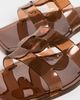 SIMKHAI SIMKHAI Simkhai Monogram Jelly Flat Slides Saddle - 6