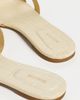 SIMKHAI SIMKHAI Simkhai Monogram Raffia Flat Slides Natural - 4
