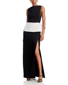 Simkhai Simkhai Sirel Structured Satin Gown