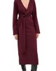SIMKHAI SIMKHAI Skyla Wrap Dress Sangria - 1