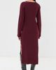 SIMKHAI SIMKHAI Skyla Wrap Dress Sangria - 3