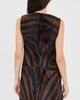 SIMKHAI SIMKHAI Sonoma Mini Dress Zebra - 3