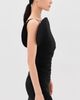 SIMKHAI SIMKHAI Stefi Draped Mini Dress Black - 4