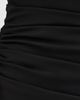 SIMKHAI SIMKHAI Stefi Draped Mini Dress Black - 6