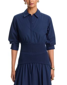 Simkhai Simkhai Stiles Cotton Knit Shirt