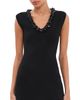 SIMKHAI SIMKHAI Suki Mini Dress Black Gold - 1