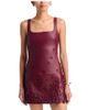 Simkhai Simkhai Talen Floral Leather Mini Dress - 1