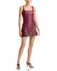 Simkhai Simkhai Talen Floral Leather Mini Dress - 2