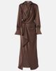 Simkhai Simkhai Talita draped satin wrap dress - 1