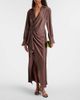 Simkhai Simkhai Talita draped satin wrap dress - 2