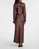 Simkhai Simkhai Talita draped satin wrap dress - 3