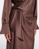 Simkhai Simkhai Talita draped satin wrap dress - 5