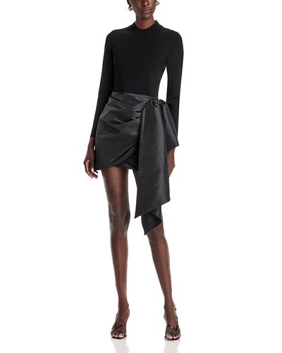 Simkhai Simkhai Tedda Mixed Media Mini Dress