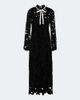 Simkhai Simkhai Thiora velvet guipure lace midi dress - 1