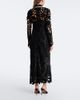 Simkhai Simkhai Thiora velvet guipure lace midi dress - 5