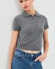 SIMKHAI SIMKHAI Twila Cashmere Polo Top Heather Grey - 2