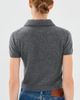SIMKHAI SIMKHAI Twila Cashmere Polo Top Heather Grey - 3