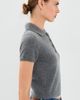 SIMKHAI SIMKHAI Twila Cashmere Polo Top Heather Grey - 4