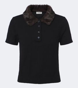 Simkhai Simkhai Vayla wool and cashmere polo sweater