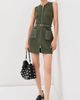 SIMKHAI SIMKHAI Viretta Mini Dress Dark Olive - 5