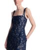 Simkhai Simkhai Virette Metallic Jacquard Midi Dress - 3