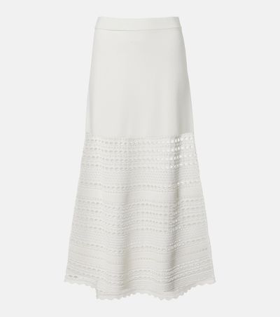 Simkhai Simkhai Westly open-knit midi skirt