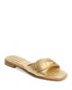 Simkhai Simkhai Women's Gigi Metallic Gold Slides - 1