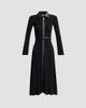 SIMKHAI SIMKHAI Women's Ismelle Pleated Midi Dress - 1