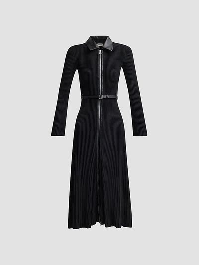 SIMKHAI SIMKHAI Women's Ismelle Pleated Midi Dress