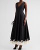 SIMKHAI SIMKHAI Women's Mira Contrast Floral Lace-Trim Maxi Dress - 4