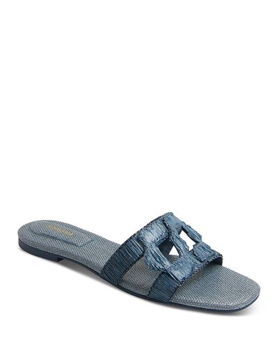 Simkhai Simkhai Women's Monogram Raffia Sandals
