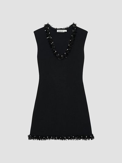 Simkhai Women's Suki Embellished Sequin V-Neck Mini Dress