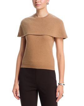 Simkhai Simkhai Yuki Cashmere Short Sleeve Cape Top