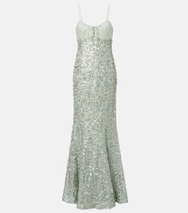 paisley pattern dress ladies BABEYOND Sequined 20s Art Deco Short Dress, Retro Special Flapper Dance Dresses, Forest Green / Gold, Size M main image 1