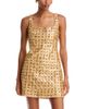 Simkhai Simkhai Ziva Embellished Satin Mini Dress - 1