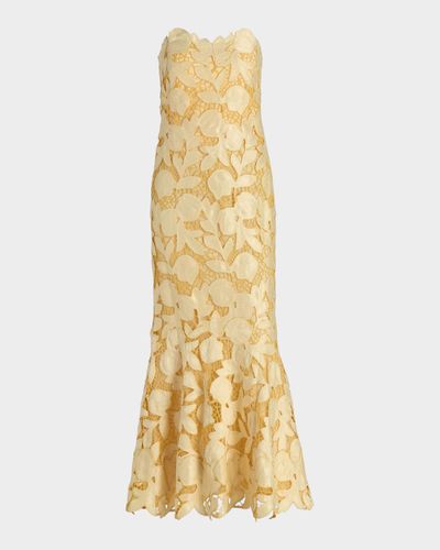 SIMKHAI Valletta Strapless Midi Dress