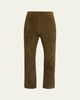 SIMKHAI Veda Cropped Vegan Suede Pants - 1