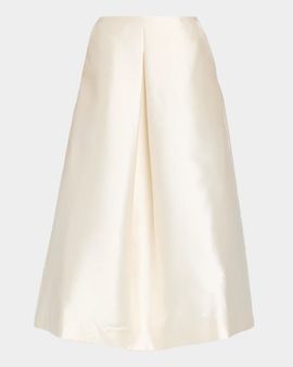 SIMKHAI Vexa Satin Midi Skirt