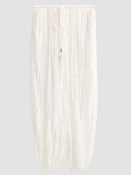 SIMKHAI Women's Afton Crinkle Jersey Balloon Pants