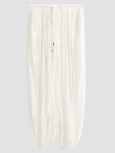 SIMKHAI Women's Afton Crinkle Jersey Balloon Pants