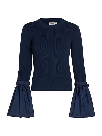 SIMKHAI Women's Agata Bell-Sleeve Top